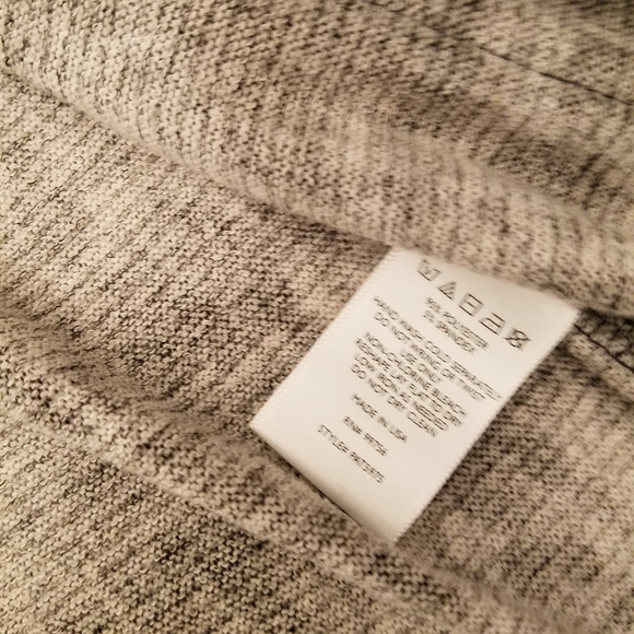 NWT Painted Threads Women's Open Cardigan 3/4 Dolman  Sleeves Black Gray Small - Picture 10 of 10